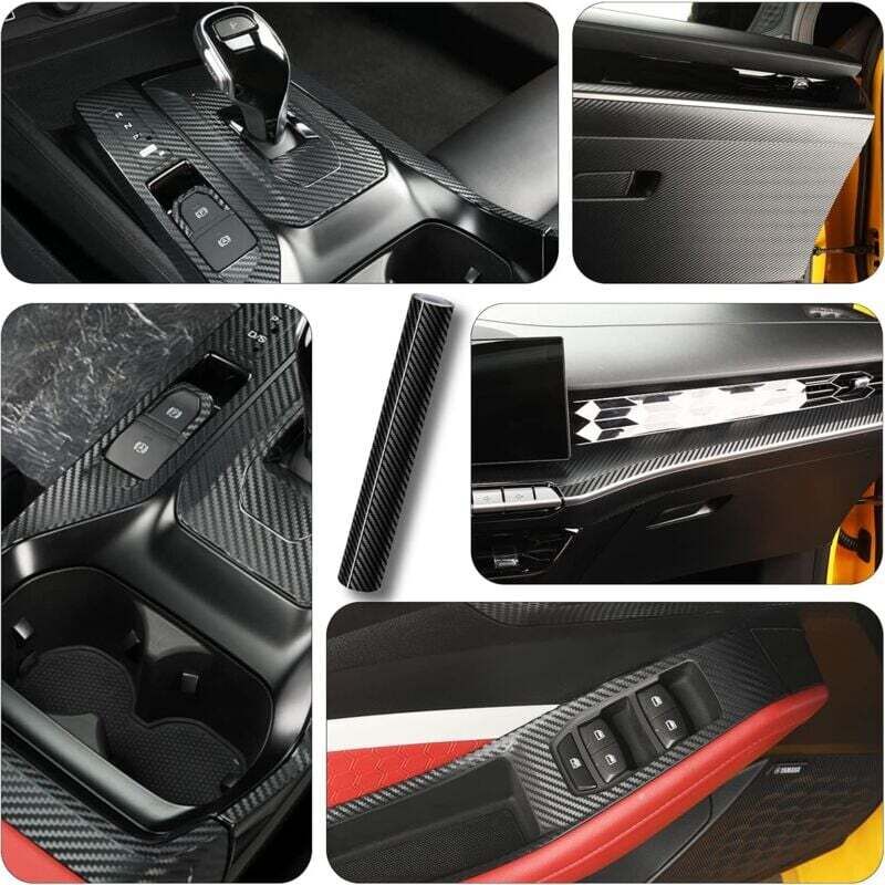 Adesivo Psp Go Adesivo Pelle Vinile Fibra Di Carbonio Nero Per Sony PSP Go - Skin Protettiva E Decorativa Adesivi Volkswagen Golf