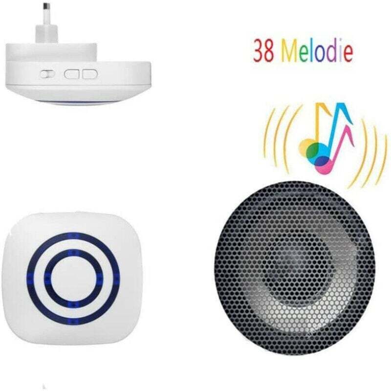 BeiLan Kit Elettronico Per Campanello Senza Fili Con 1 Ricevitore - 2