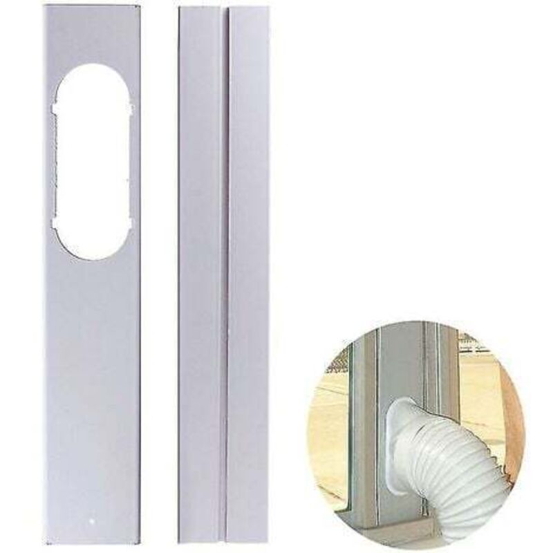 Kit Piastra Regolabile Per Finestra Scorrevole Da 1,1 M – 3 Pezzi Per Condizionatore Portatile, Schermo Antivento