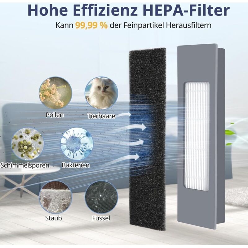 15 Pezzi Accessori Per Ecovacs Deebot N8, T8, T9 | Kit Ricambio Con Spazzola, Filtri, Sacchetti E Spazzole Laterali | Manutenzione Robot Aspirapolvere