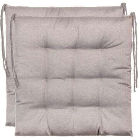 Set 4 cuscini sedia sfoderabili Amalfi double-face con lacci 40x40x5 cm (Arancio) | Leroy Merlin
