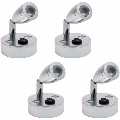 4x Lampadine LED MR11 3W 12V Per Camper, Roulotte, Barca E Van &ndash; Confezione Da 4, Bianco Caldo