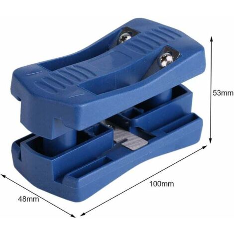 FZYCOM Rifilatore per Bordi con Lama di Ricambio, Mini Pialla per Legno, Bordatrice per Lavorazione del