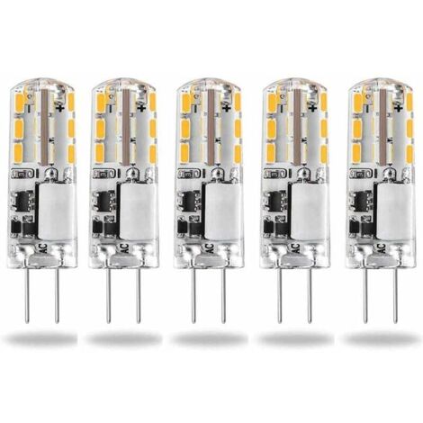 Lampadine LED G4 12V AC/DC Bianco caldo 3000K 120LM, 2W, 15-20W Alogena ...