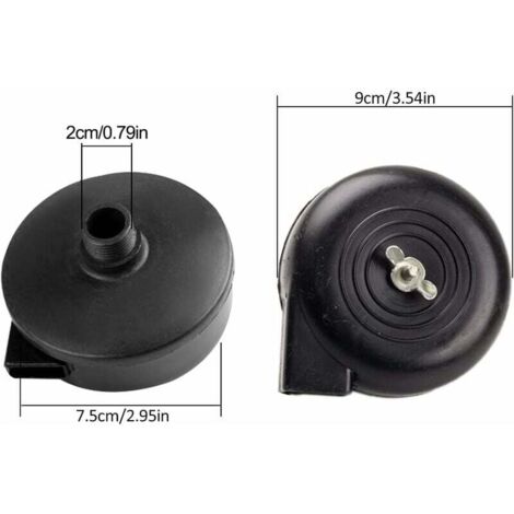 Marmitta Silenziatore Per Compressore D'Aria Ftvogue, 3/20,3 Cm, Filettatura 16 Mm