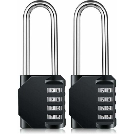 2 lucchetti con chiave, 40 mm, resistenti alle intemperie, lucchetto di sicurezza, armadietti, lucchetti con chiave per garage e cantina