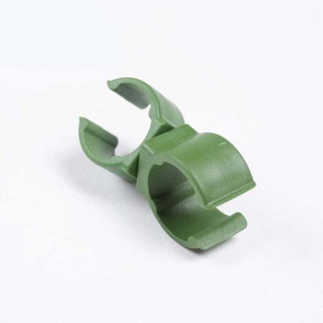 Gardening Will 20 Clip Portatubo Per Piante Da Giardino – Raccorderia In PVC Per Gabbie Pomodori E Tunnel, Diametro 20 Mm - 4