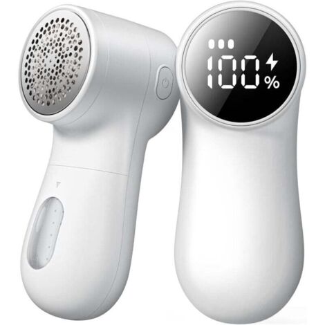 Rasino Elettrico Per Tessuti 2 In 1 – Rimuovi Pelucchi Portatile Con Display LED E Spazzola