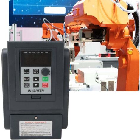 Variatore di frequenza,380V 2.2KW VFD Drive Inverter per motore trifase, Convertitore inverter motore per macchinari di produzione, ventilatori,pompe,Inverter regolatore di velocità,Multi-Protezione