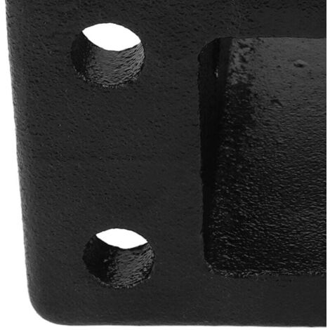 EBESTTECH Adattatore Gancio Di Traino Per Carrello Elevatore - 5,1 Cm, Portata 1360 Kg, Con Catena Di Sicurezza, Nero