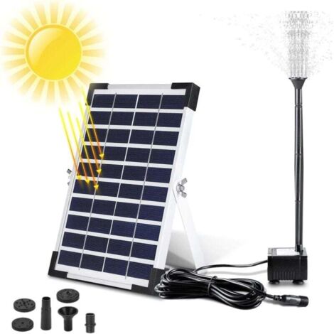 AISITIN Fontana Solare da Giardino Esterno 3,5W con Picchetti da terra - Pompa ad Energia Solare con Tubo Flessibile 1,5m e 8 Effetti Ugelli Fontana Solare per Laghetto/Stagni/Vasca Uccelli/Giardino AISITIN Fontana Solare da Giardino Esterno 3,5W con Picchetti da terra - Pompa ad Energia Solare con Tubo Flessibile 1,5m e 8 Effetti Ugelli Fontana Solare per Laghetto/Stagni/Vasca Uccelli/Giardino