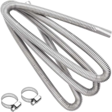 HOFFTI Tubo for camino for stufa a legna in acciaio inossidabile, raccordi for riscaldamento