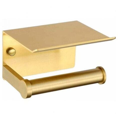 YUET Porta Rotolo Carta Igienica In Acciaio Inox 304 Cromato, Montaggio a Viti, Per Bagno e Cucina Toilette, Rotondo, Colore Argento
