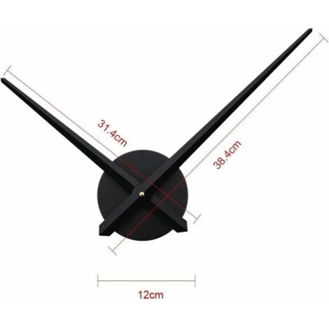 2 Set Meccanismo Orologio Al Quarzo Con Lancette Dorate - Alta Coppia Per Orologi Da Parete Fai Da Te