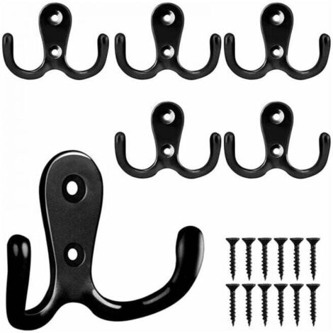 Wallity, Lizzard-B, appendiabiti da parete e ganci, bianco