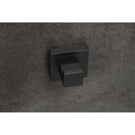 BOOKARROW 4 ganci per asciugamani da bagno, cromati, montaggio a parete, per porta o accappatoio, appendiabiti per camera da letto o cucina 410
