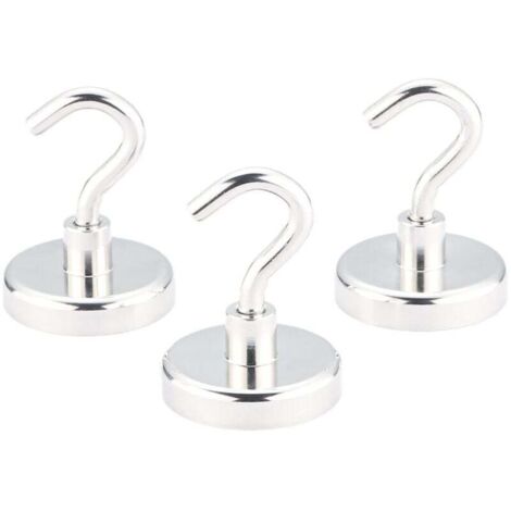KitchenCraft Confezione da 5 Ganci a Forma di S in Metallo Cromato, 13 cm - Argento