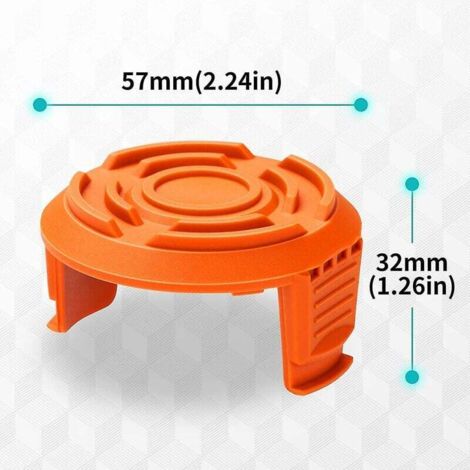 Pacco Da 5 Tappi Per Bobina Worx WA0010: Ricambio Perfetto Per Il Tuo Decespugliatore!