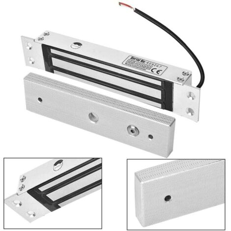 Serratura Magnetica Elettronica 60 Kg DC12V - Mini Serratura Per Porte, Armadi, Cassetti, Sicurezza NC