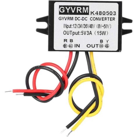 Convertitore Buck DC-DC 24V A 12V 60W - Modulo Step-down In Alluminio Per LED E CNC