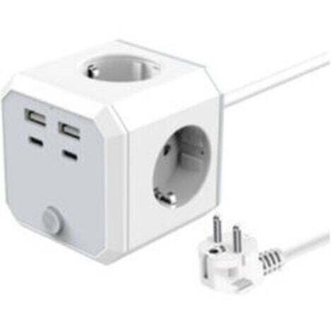 Tapo P300 Ciabatta MultiPresa WiFi Intelligente,Controlla Separatamente 3 Prese, Ricarica Rapida USB da 18 W, Compatibile con Alexa e Google Home, Controllo Remoto Tramite APP Tapo