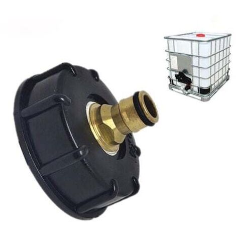 Connettore Adattatore Per Serbatoio IBC S60X6 Per Rubinetto Da Giardino Con Raccordo Per Tubo Flessibile~p149393273