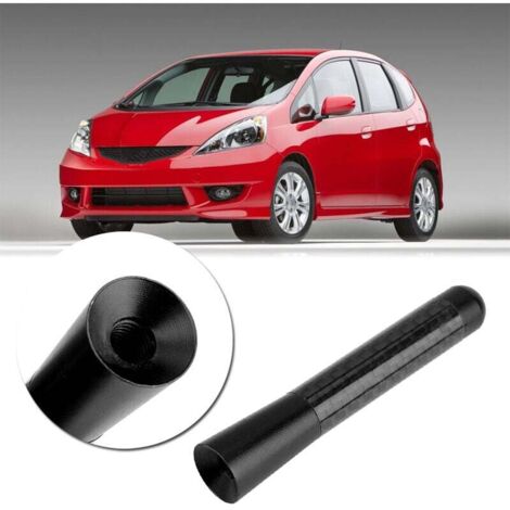 Antenna Corta 12 Cm PER Alfa Romeo GIULIETTA, MITO In Fibra Di Carbonio Vera Ricezione Radio Am Fm I64286