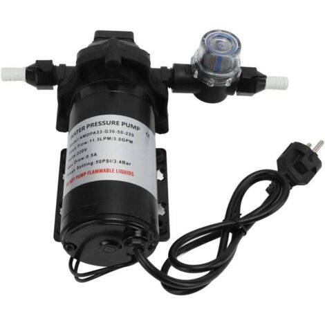 Pompa ad acqua a membrana 220 V DP-160 M pompa ad acqua a membrana autoadescante a basso rumore, protezione automatica della pressione, mini pompa ad acqua elettrica