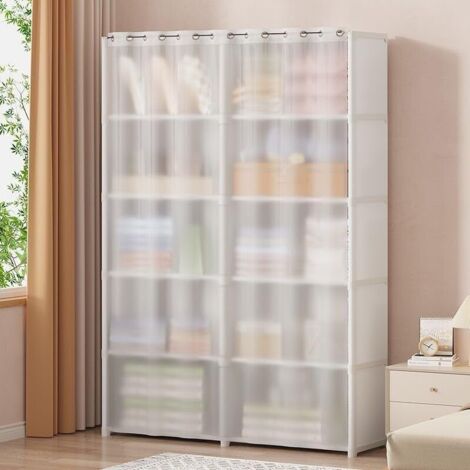 VIPEK V5i Appendiabiti Autoportante In Acciaio, 175x39,9x194,1 Cm, 8 Ripiani E 4 Aste, Capacità 403 Kg, Colore Oro - 3