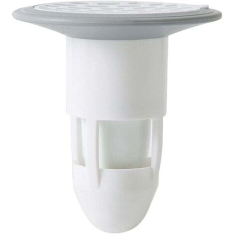 Set 2 Scarichi A Pavimento Quadrati In PVC 43-45 Mm Con Filtro Antiodore, Per Piscina E Balcone
