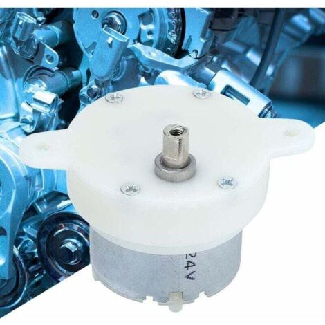 Motore elettrico, motore 12V CC a coppia elevata Motore elettrico a bassa velocità/cambio 3 giri/min Micromotore diametro albero 4 mm