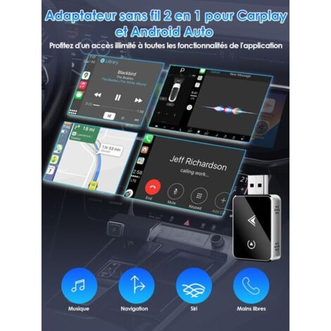 Adattatore Wireless CarPlay E Android Auto 2-in-1 OTTOCAST MINI - Per Auto Con USB-A O USB-C, IOS E Android