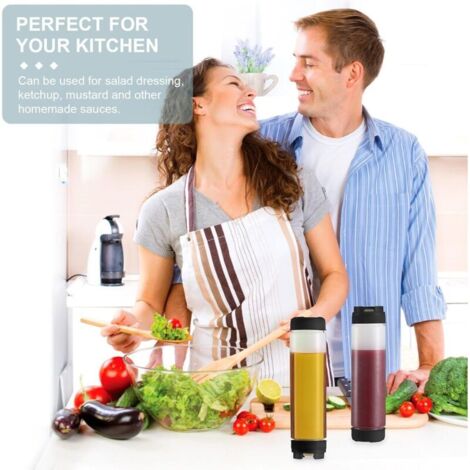 Bottiglia da spremere in PE Dispenser per condimenti a tre fori Salsa Aceto Ketchup Salse da galhetta Contenore Salsa di pomodoro Bottiglia di senape  15