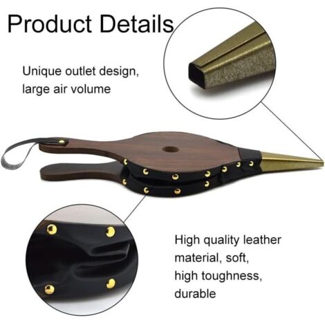 Fondina Anticalcare Per Carbone - Pinze Clip Da Campeggio E BBQ (Marrone, PU, 31 Cm)