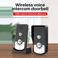 Campanello Wireless One Piece Con 1 Trasmettitore E 1 Ricevitore Plug In E 36 Suonerie Suonerie Wireless 4 Livelli Di Volume Per Casa Ufficio Campanelli Di Negozi E Campanelli Bianco 89557355