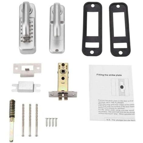 Cerradura De Combinación Mecánica 11 Dígitos | Aleación De Zinc Impermeable Para Puertas Y Armarios