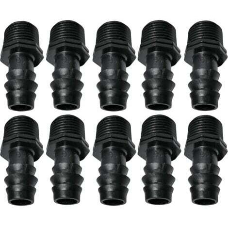 12 Conectores De Válvula De Cierre Para Riego Por Goteo 1/2 Pulgada – Control Total Del Agua
