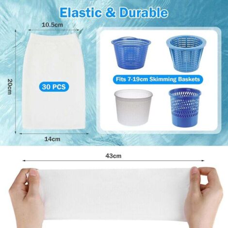 Chaussette Skimmer Piscine, 20Pcs Pool Skimmer Socks Filtre Skimmer Piscine Prefiltre Skimmer Nylon Elastique Reutilisable Chaussette Filtre Piscine Protegez La Piscine Proprefeuillesecume 90980692 Chaussette Skimmer Piscine, 20Pcs Pool Skimmer Socks Filtre Skimmer Piscine Prefiltre Skimmer Nylon Elastique Reutilisable Chaussette Filtre Piscine Protegez La Piscine Proprefeuillesecume 90980692