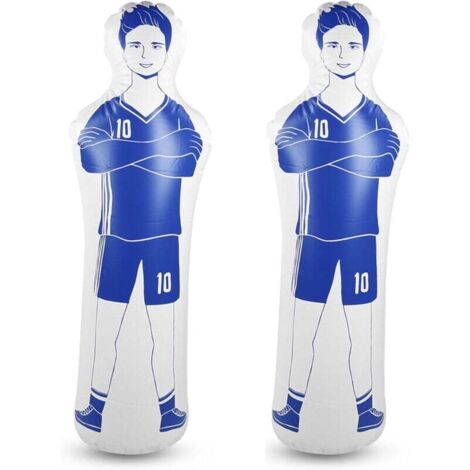 Mannequin De Foot Gonflable 1,6m – PVC 0,35mm, Base Eau, Pour Dribbles Coups Francs Boxe
