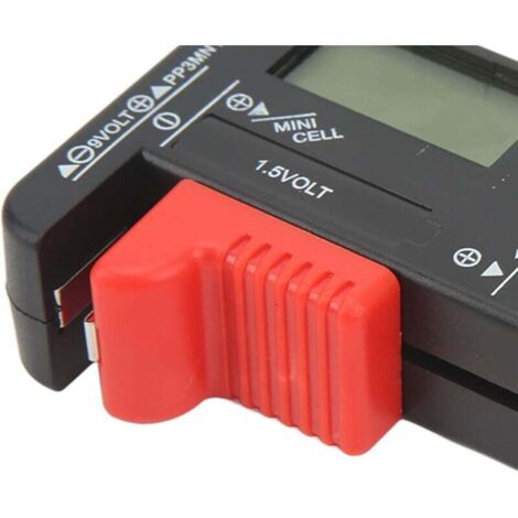Testeur De Batterie Numérique Universel - Vérificateur Piles AA AAA C D Bouton 1.5V
