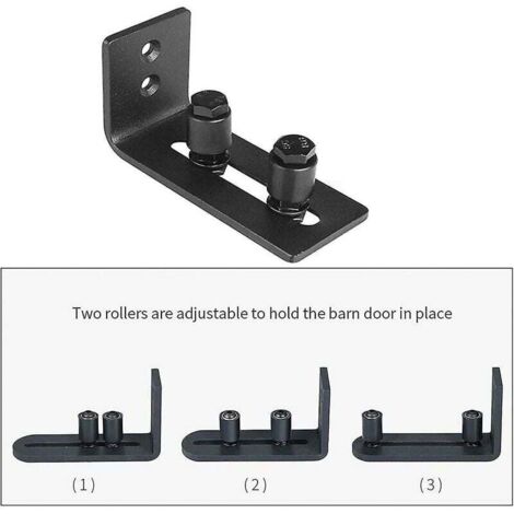 STAHLCO Guía Para Puerta Corredera Pesada: Rueda Doble De Acero (D.30mm) Para Entrada O Portón