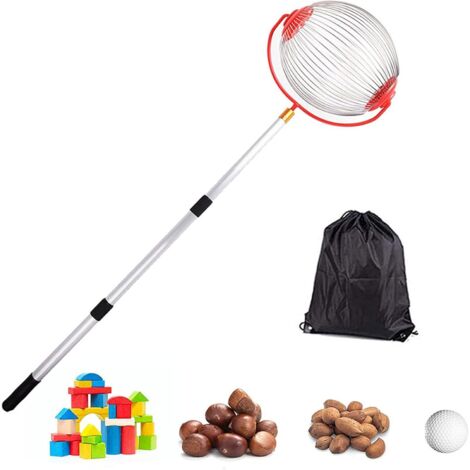 Collecteur de rouleaux pour gros fruits, poires, pommes, balles de tennis, collecteurs de noix, cueilleurs de pommes, cueilleurs de pommes, pratique - Pas de flexion