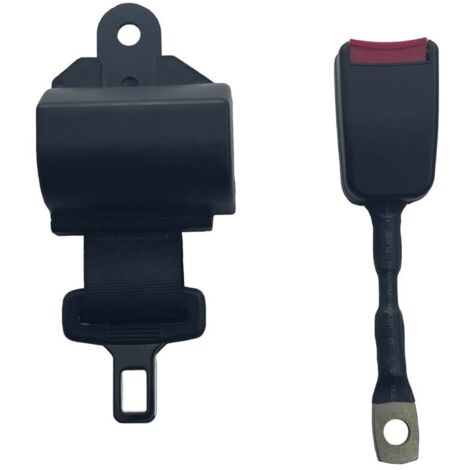 Fournitures automobiles, enrouleur télescopique automatique, ceinture de sécurité à deux points pour chariot élévateur, base optionnelle fixée à vis