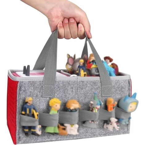 Toniebox Audio Player Starter Set Organisateur Sac fourre-tout en feutre Haut-parleur Sac de rangement pouvant contenir 30 à 40 poupées Tonies, Toniebox avec poignée Toniebox, Accessoires Toniebox (1/4)