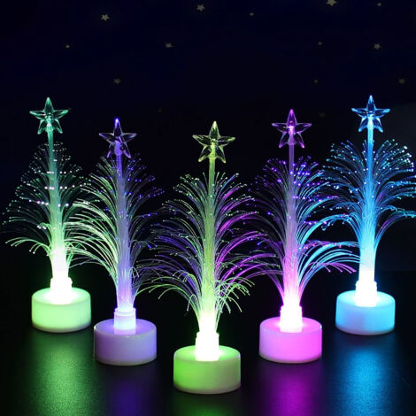 Sapin de Noël fibre optique 180cm 230 branches - Maison