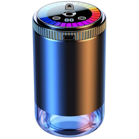 Diffuseur d'huiles essentielles pour voiture avec parfum, diffuseur d'aromathérapie portable USB avec lumière dynamique, adapté aux voitures, bureaux, maisons et chambres (1/4)