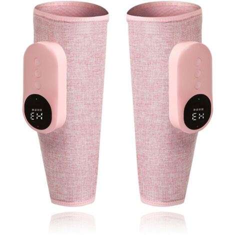 Masseur de jambes sans fil, massage progressif par pression d'air, récupération musculaire, massage et modelage des mollets (gris, 2 pièces) (1/4)