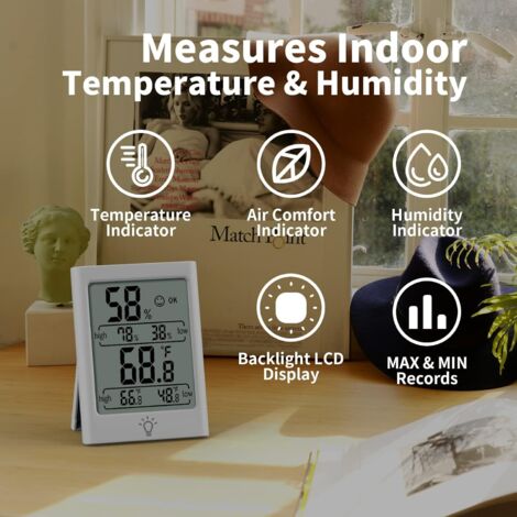 Hygromètre Numérique McDry ERC-301B - Pour Mesurer L'humidité, Occasion En état De Marche