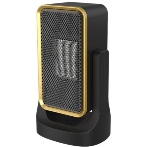 Petit radiateur de bureau portable, radiateur électrique, radiateur à air chaud en céramique PTC (1/4)