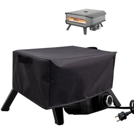 Housse de four à pizza imperméable et anti-poussière en tissu Oxford 420D avec cordon de serrage à double boucle (1/4)